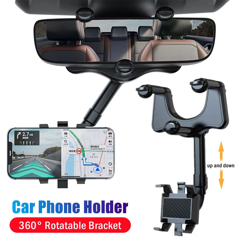 Car Mirror - Suporte ajustável do telefone do espelho