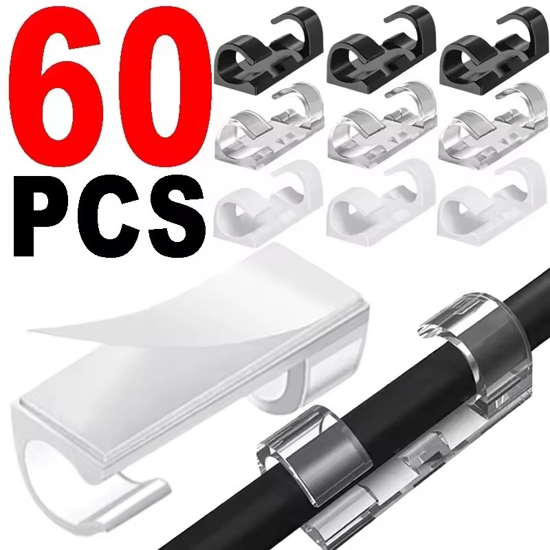 Car Cable Organizer - Organizador de clipes para cabos, suporte