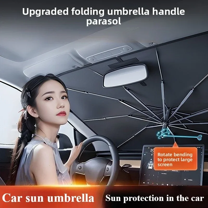 Windshield Sun Shade - Sombrinha para Carro, Protetor Solar para