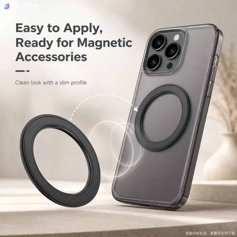 Car Phone Holder - Suporte de Telefone com Anel Magnético