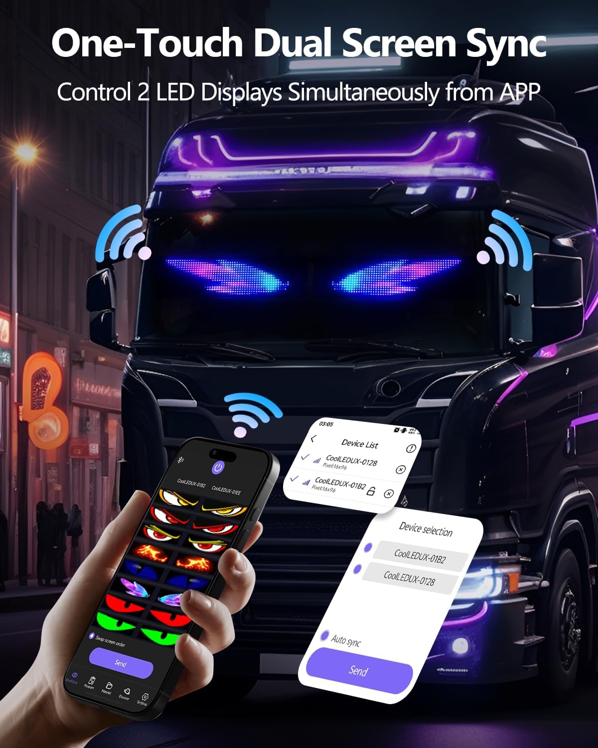Painel de Matriz LED Multifunc - Car Led Light avaliação e preço