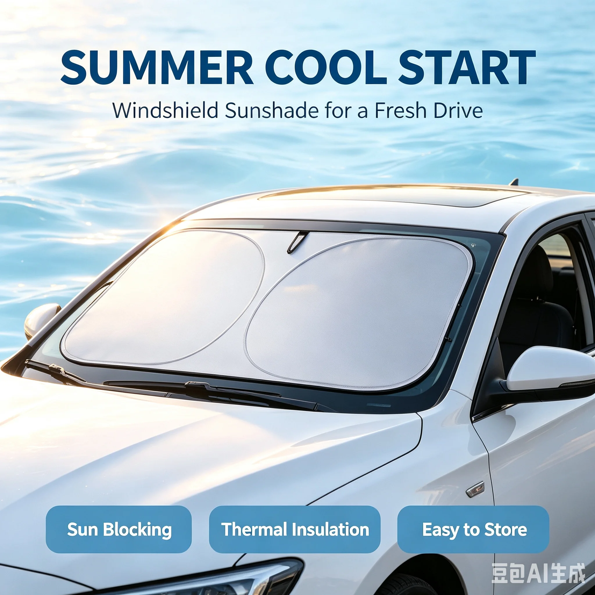 Protetor Solar para Para-brisa - Windshield Sun Shade avaliação e preço