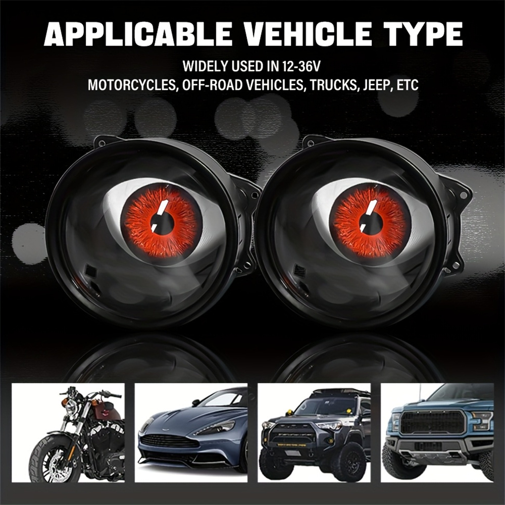    6 modos led dinâmico diabo - Car Led Light avaliação e preço
