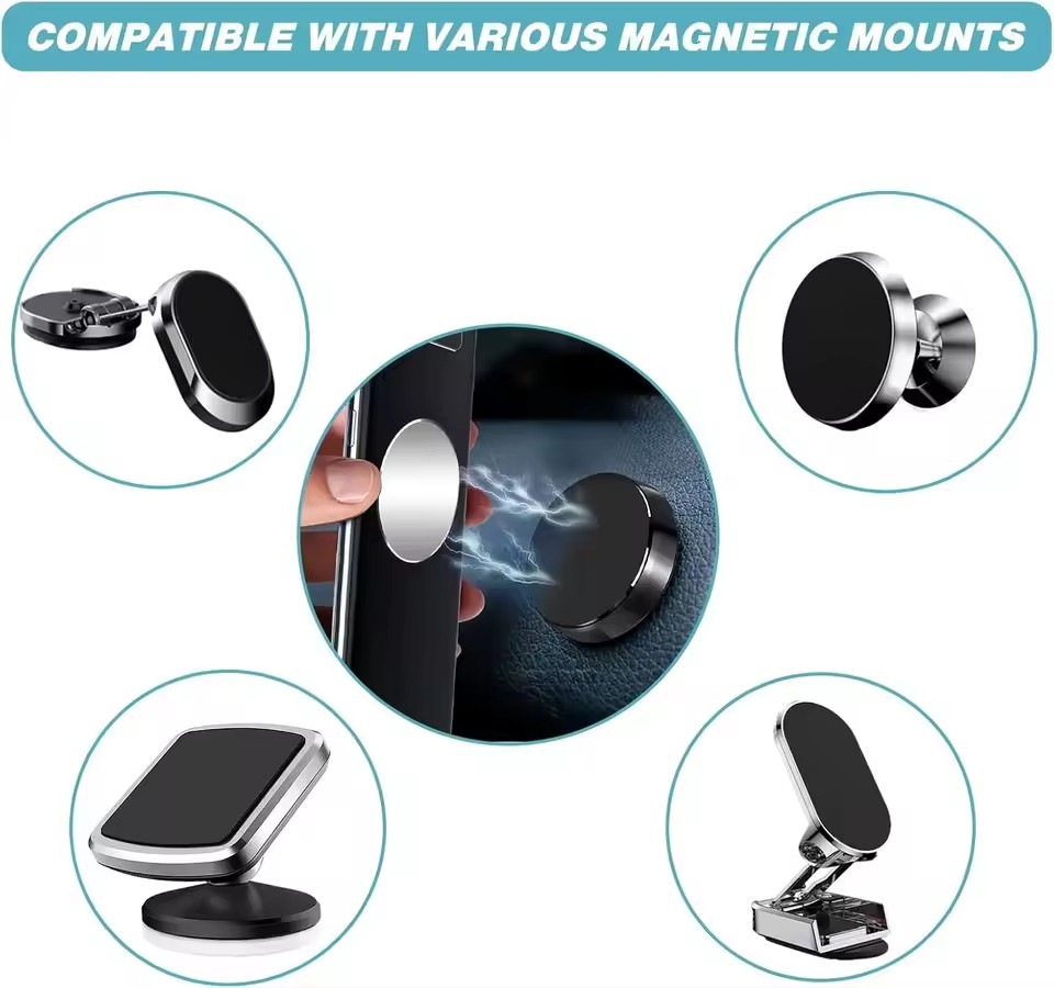 1/50 Peças Placa Metálica Magn - Car Phone Holder avaliação e preço