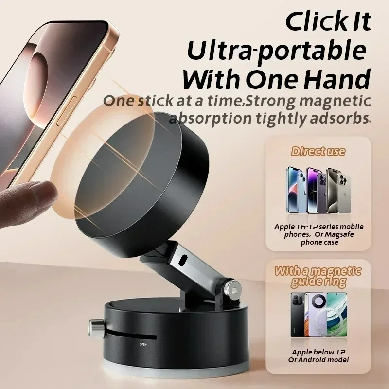 Suporte de vácuo magnético de  - Car Phone Holder avaliação e preço