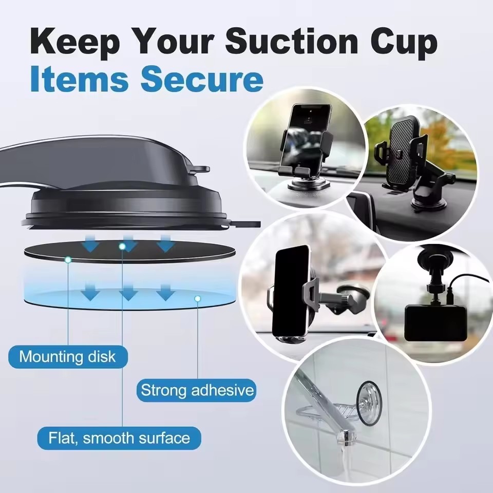 1/10 unidades de adesivos para - Car Phone Holder avaliação e preço